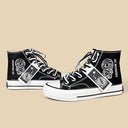 Hi Mummy Black High Top Canvas Shoes - Unisex Mummy Bobo's House 