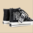Hi Mummy Black High Top Canvas Shoes - Unisex Mummy Bobo's House 