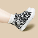Hi Mummy Graphic High Top Canvas Shoes - Unisex Mummy Bobo's House 
