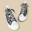 Hi Mummy Graphic High Top Canvas Shoes - Unisex Mummy Bobo's House 