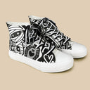 Hi Mummy Graphic High Top Canvas Shoes - Unisex Mummy Bobo's House 