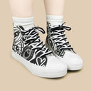Hi Mummy Graphic High Top Canvas Shoes - Unisex Mummy Bobo's House 