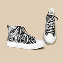 Hi Mummy Graphic High Top Canvas Shoes - Unisex Mummy Bobo's House 