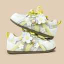 Honey Buzzley Bumblebee White Mesh Sneakers – Women’s Bumblebee Bobo's House 