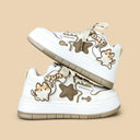 Hungry Neko Mocha Chunky Mid Top Shoes - Women's Cat Bobo's House 