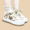 Hungry Neko Mocha Chunky Mid Top Shoes - Women's Cat Bobo's House 