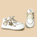 Hungry Neko Mocha Chunky Mid Top Shoes - Women's Cat Bobo's House 