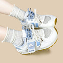 Jellie Baby Blue Retro Runner Sneakers – Women's Jellyfish Bobo's House 