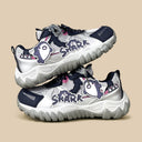 Kabbu Sharku Metallic Silver Chunky Sneakers - Women's Shark Bobo's House 