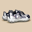 Kabbu Sharku Metallic Silver Chunky Sneakers - Women's Shark Bobo's House 