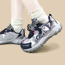 Kabbu Sharku Metallic Silver Chunky Sneakers - Women's Shark Bobo's House 
