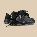 Kawaii Bat Midnight Black Chunky Shoes - Unisex Bat Bobo's House 