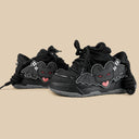 Kawaii Bat Midnight Black Chunky Shoes - Unisex Bat Bobo's House 