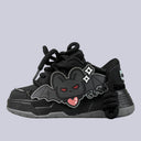 Kawaii Bat Midnight Black Chunky Shoes - Unisex Bat Bobo's House M 3.5 | W 5.5 | EU 36 
