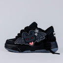 Kawaii Bat Midnight Black Chunky Shoes - Unisex Bat Bobo's House M 3.5 | W 5.5 | EU 36 