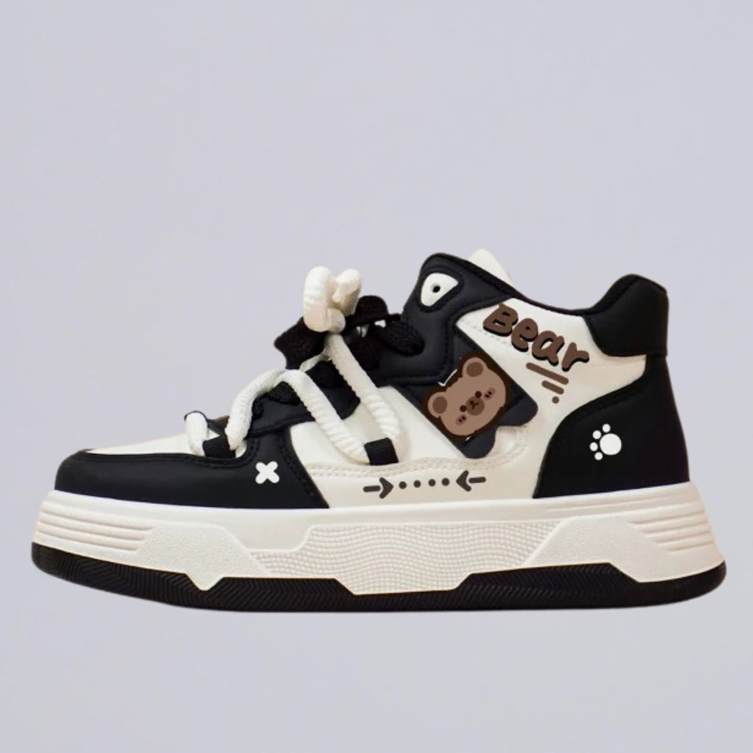 Kawaii Bear Chunky Mid Top Shoes - Women&#39;s Bobo&#39;s House US 5 | EU 35 