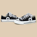 Kawaii Bunny Lace Bow Low Top Canvas Shoes - Unisex Bunny Bobo's House 