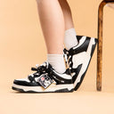 Kawaii Cat Chunky Black Shoes - Unisex Bobo's House 