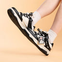 Kawaii Cat Chunky Black Shoes - Unisex Bobo's House 