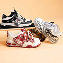 Kawaii Cat Chunky Black Shoes - Unisex Bobo's House 