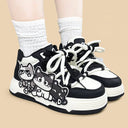 Kawaii Cat Gang Chunky Mid Top Shoes - Unisex Cat Bobo's House 