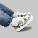 Kawaii Crown Frog Prince Casual Green Shoes - Women's Frog Bobo's House 