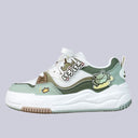 Kawaii Crown Frog Prince Casual Green Shoes - Women's Frog Bobo's House US 5 | EU 35 