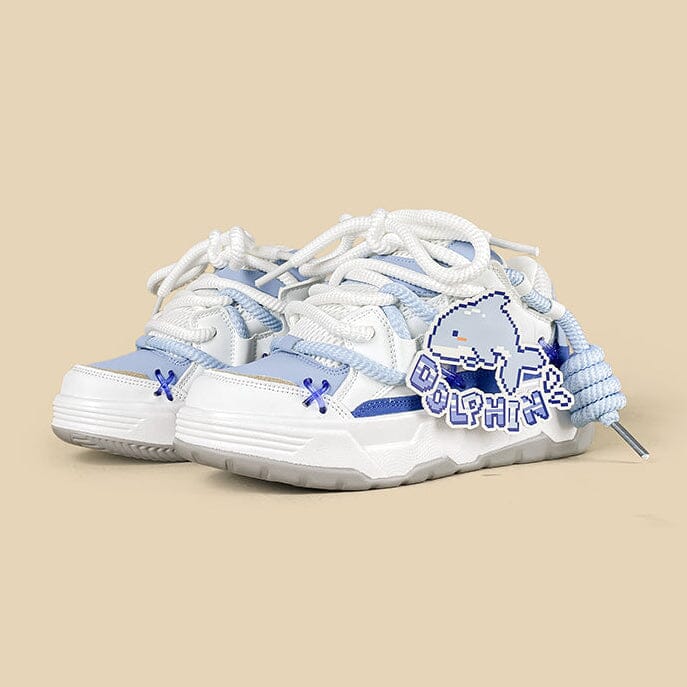 Kawaii Dolphin Dream Chunky Sneakers - Unisex Dolphin Bobo's House M 3.5 | W 5.5 | EU 36 