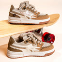 Kawaii Friendly Puppy Chunky Brown Shoes - Unisex Bobo's House 