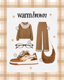 Kawaii Miao Kitty Chunky Brown Shoes - Unisex Cat Bobo's House 