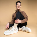 Kawaii Miao Miao Kitty White Sneakers - Women's 0 Bobo's House 