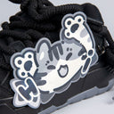 Kawaii Neko Midnight Black Chunky Shoes - Unisex Cat Bobo's House 