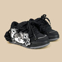 Kawaii Neko Midnight Black Chunky Shoes - Unisex Shark Bobo's House 