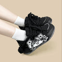 Kawaii Neko Midnight Black Chunky Shoes - Unisex Shark Bobo's House 