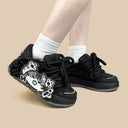 Kawaii Neko Midnight Black Chunky Shoes - Unisex Shark Bobo's House 