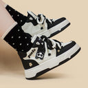 Kawaii Panda Chunky Mid Top Shoes - Women's Bear Bobo's House 