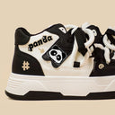 Kawaii Panda Chunky Mid Top Shoes - Women's Bear Bobo's House 