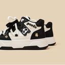 Kawaii Panda Chunky Mid Top Shoes - Women's Bear Bobo's House 