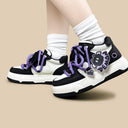 Kawaii Purple Demon Chunky Sneakers - Women's (Copy) Ghost Bobo's House 