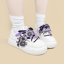 Kawaii Purple Demon Chunky Sneakers - Women's Ghost Bobo's House 
