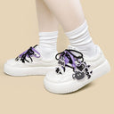Kawaii Purple Demon Chunky Sneakers - Women's Ghost Bobo's House 