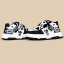 Kawaii Raccoon Chunky Mid Top Shoes - Women's Ghost Bobo's House 