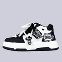Kawaii Raccoon Chunky Mid Top Shoes - Women's Ghost Bobo's House US 5 | EU 35 