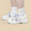 Lavender Bear Charm Chunky Sneakers - Women's Bear Bobo's House 