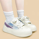 Lavender Daydream Print Chunky Sneakers - Women's Floral Bobo's House 