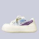 Lavender Daydream Print Chunky Sneakers - Women's Floral Bobo's House US 5 | EU 35 