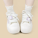Lilac Floral Dream Chunky Sneakers - Women's Floral Bobo's House 