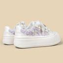 Lilac Floral Dream Chunky Sneakers - Women's Floral Bobo's House 
