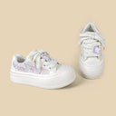 Lilac Floral Dream Chunky Sneakers - Women's Floral Bobo's House 