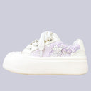 Lilac Floral Dream Chunky Sneakers - Women's Floral Bobo's House US 5 | EU 35 